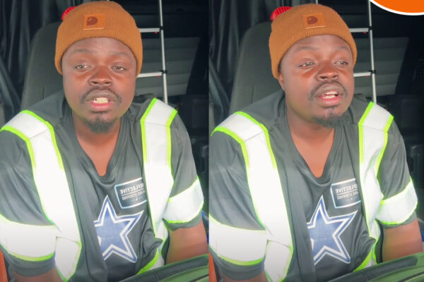 Kenyan US-Based TikToker Malcom Quits Social Media: ‘It’s Time to Go Away’ Photo: Malcom inside a Truck in USA