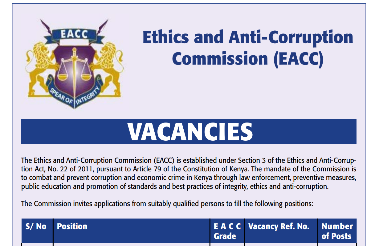 eacc-jobs-Ethics-and-Anti-Corruption-Commission-Jobs